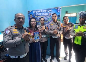 Operasi Patuh Toba 2026, Satlantas Polres Karo Gencarkan Edukasi Pengendara Lewat Radio dan Turun ke Jalan